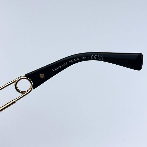 NEW Versace VE4412 GB1/87 Black Dark Grey Square Unisex Sunglasses - Picture 7 of 14